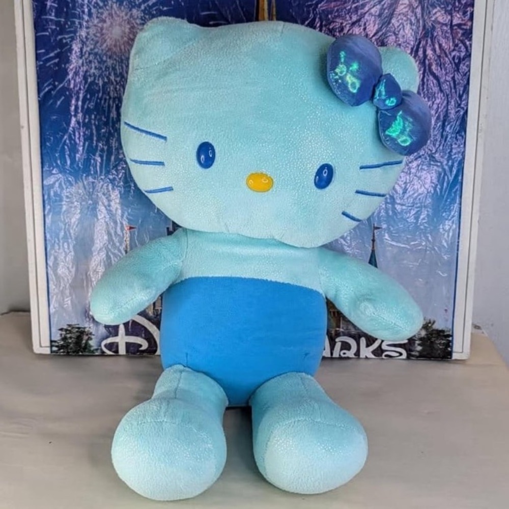 Build-A-Bear Sanrio Hello Kitty Summer Waves Plush Blue Shimmer special edition